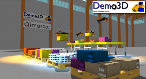 Qimarox studia l'impiego di droni per i pallet