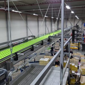 Linea produttiva automatizzata con Qimarox Highrunner